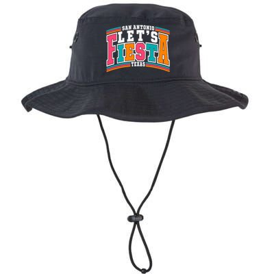 Lets Fiesta San Antonio Texas Mexican Party Legacy Cool Fit Booney Bucket Hat