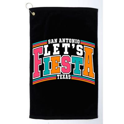 Lets Fiesta San Antonio Texas Mexican Party Golf Towel