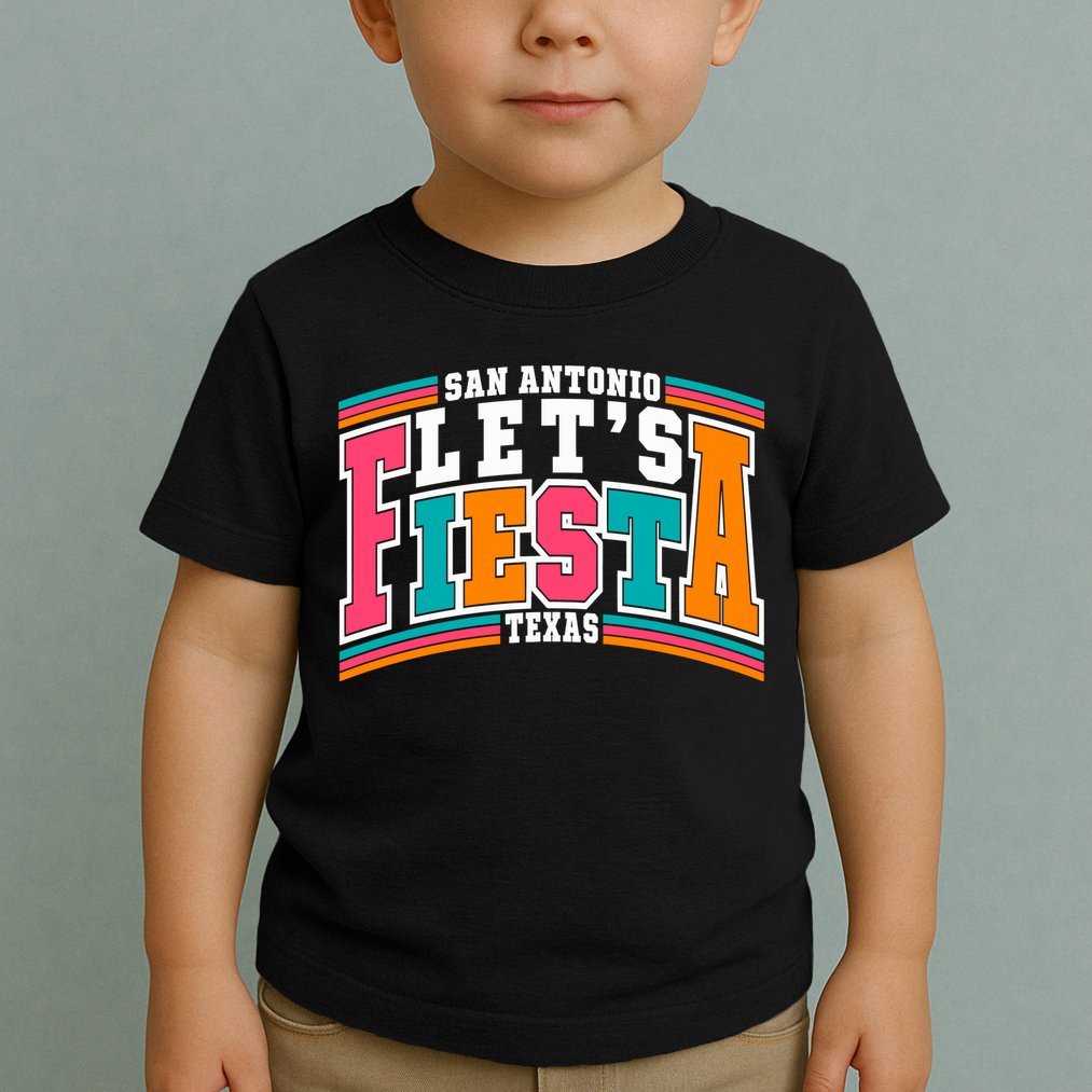 Lets Fiesta San Antonio Texas Mexican Party Toddler T-Shirt