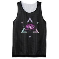 Lotus Flower Sacred Geometry Yoga Meditation Spiritual Zen Mesh Reversible Basketball Jersey Tank