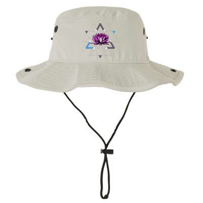 Lotus Flower Sacred Geometry Yoga Meditation Spiritual Zen Legacy Cool Fit Booney Bucket Hat