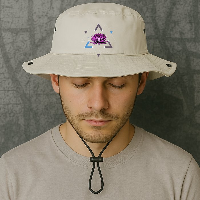 Lotus Flower Sacred Geometry Yoga Meditation Spiritual Zen Bucket Hat