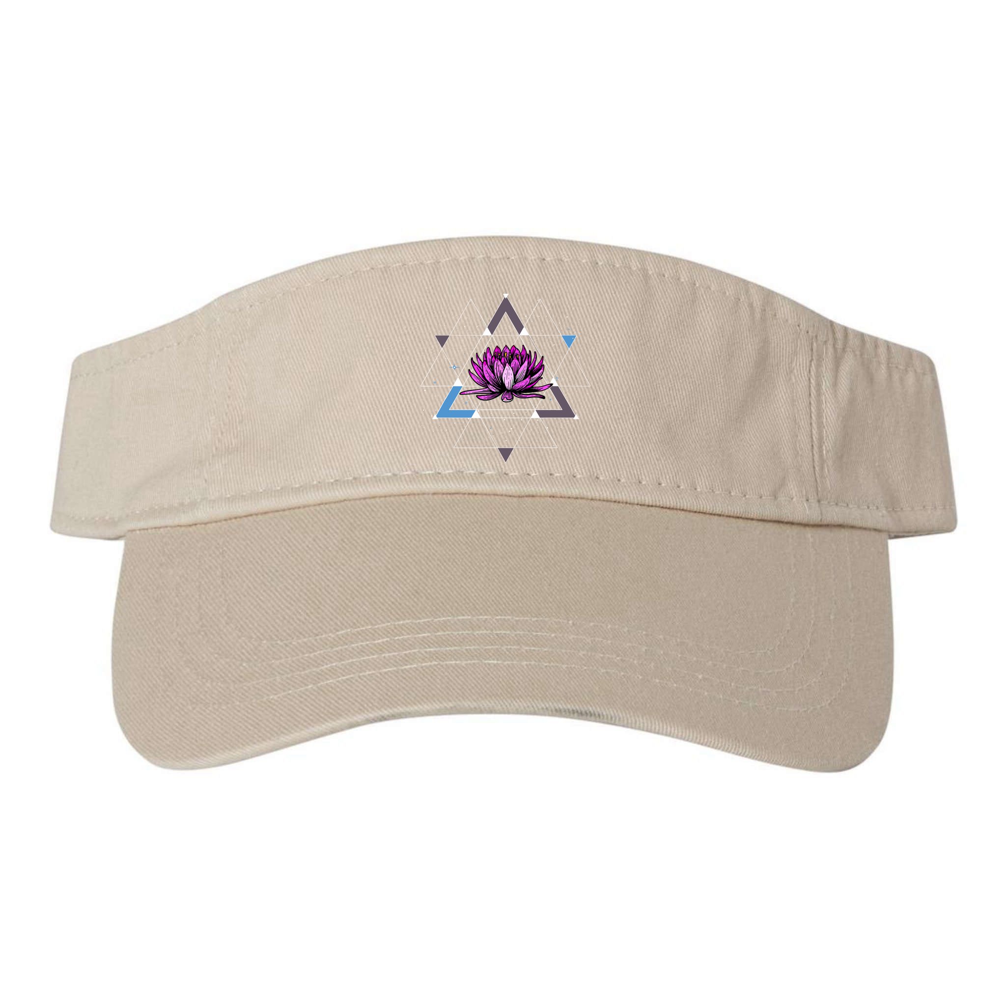 Lotus Flower Sacred Geometry Yoga Meditation Spiritual Zen Visor