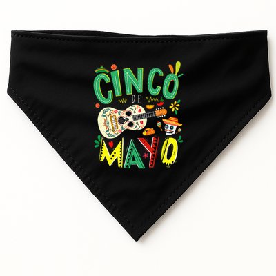 Lets Fiesta Squad 5 De Mayo Mexican Fiesta USA-Made Doggie Bandana