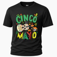 Lets Fiesta Squad 5 De Mayo Mexican Fiesta Cooling Performance Crew T-Shirt