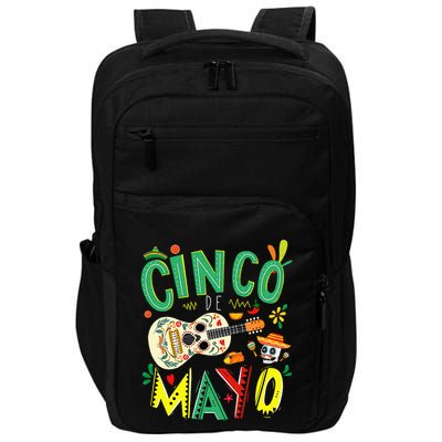 Lets Fiesta Squad 5 De Mayo Mexican Fiesta Impact Tech Backpack