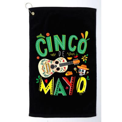 Lets Fiesta Squad 5 De Mayo Mexican Fiesta Golf Towel