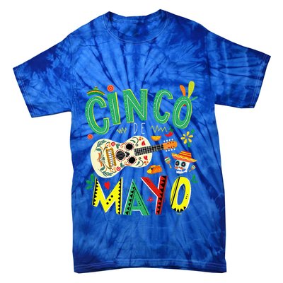 Lets Fiesta Squad 5 De Mayo Mexican Fiesta Tie-Dye T-Shirt