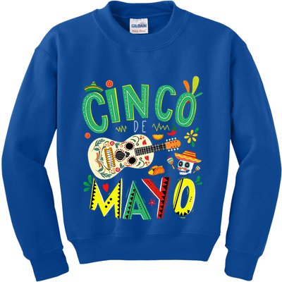 Lets Fiesta Squad 5 De Mayo Mexican Fiesta Kids Sweatshirt
