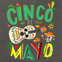 Lets Fiesta Squad 5 De Mayo Mexican Fiesta Cotton Canvas Backpack