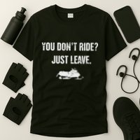 Leave Funny Sled Snow Mobiling Snowmobile T-Shirt