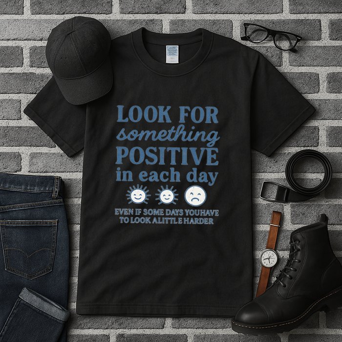 Look for Something Positive in Each Day Tall T-Shirt