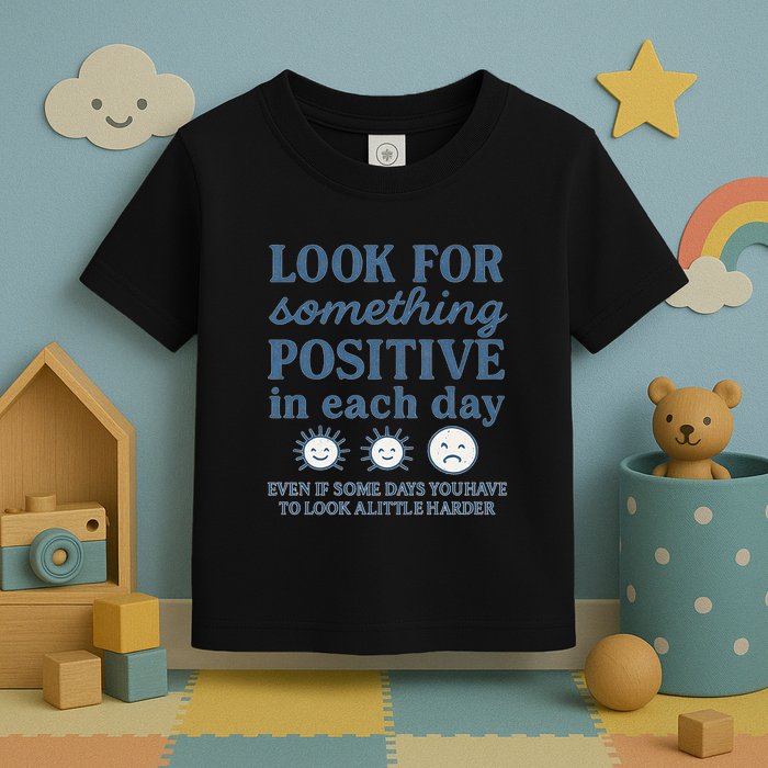 Look for Something Positive in Each Day Toddler T-Shirt