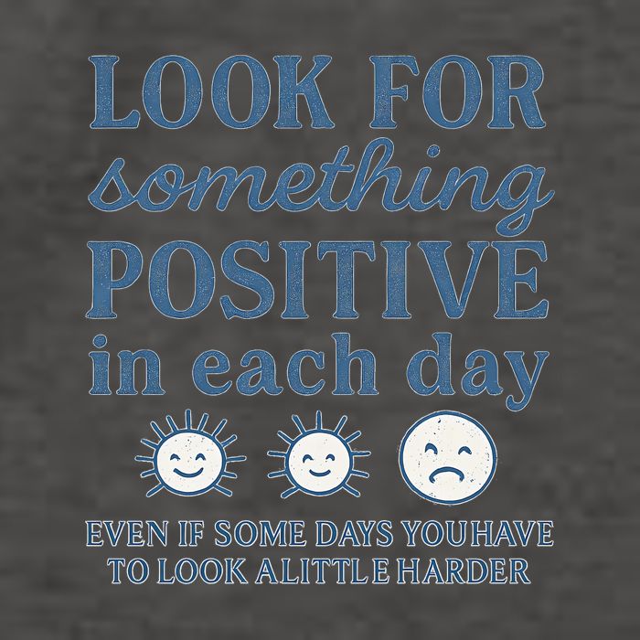 Look for Something Positive in Each Day Vector Backpack