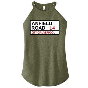 Liverpool Football Team Anfield Road Street Sign Women’s Perfect Tri Rocker Tank