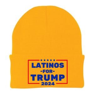 Latinos For Trump 2024 Knit Cap Winter Beanie