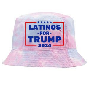 Latinos For Trump 2024 Tie-Dyed Bucket Hat