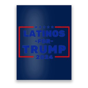 Latinos For Trump 2024 Poster