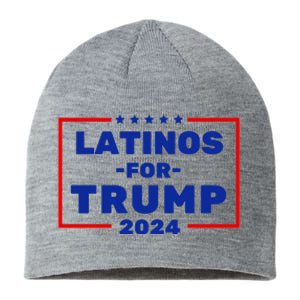 Latinos For Trump 2024 Sustainable Beanie