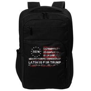 Latinos For Trump 2024 President Election Trump Vance 2024 Impact Tech Backpack