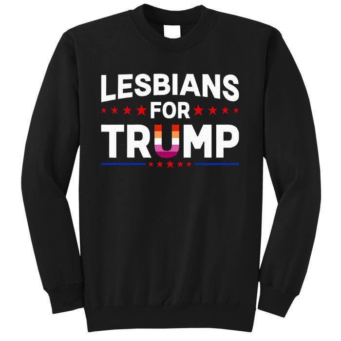 Lesbians For Trump 2024 Re Election President Vote Item Meme Sweatshirt