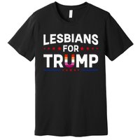 Lesbians For Trump 2024 Re Election President Vote Item Meme Premium T-Shirt