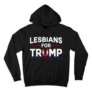 Lesbians For Trump 2024 Re Election President Vote Item Meme Tall Hoodie