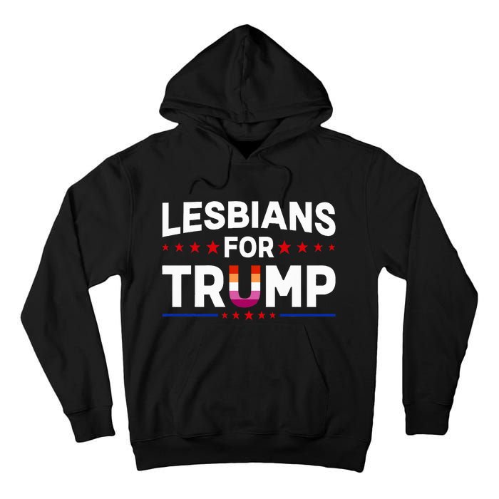 Lesbians For Trump 2024 Re Election President Vote Item Meme Tall Hoodie