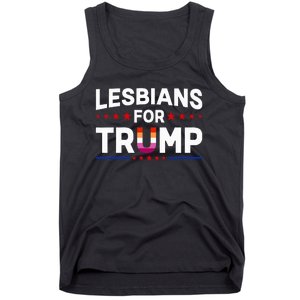 Lesbians For Trump 2024 Re Election President Vote Item Meme Tank Top