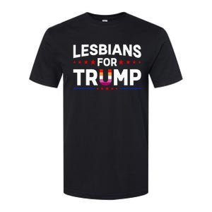 Lesbians For Trump 2024 Re Election President Vote Item Meme Softstyle CVC T-Shirt