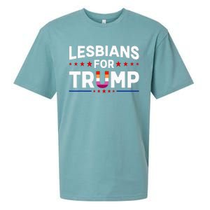 Lesbians For Trump 2024 Re Election President Vote Item Meme Sueded Cloud Jersey T-Shirt