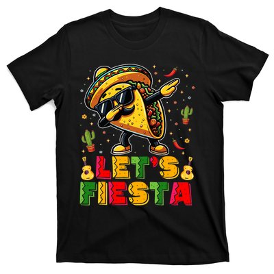 LetS Fiesta Taco Cinco De Mayo Mexican Party T-Shirt