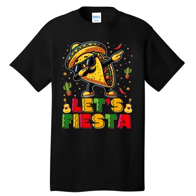 LetS Fiesta Taco Cinco De Mayo Mexican Party Tall T-Shirt