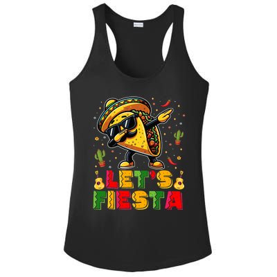 LetS Fiesta Taco Cinco De Mayo Mexican Party Ladies PosiCharge Competitor Racerback Tank