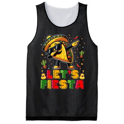 LetS Fiesta Taco Cinco De Mayo Mexican Party Mesh Reversible Basketball Jersey Tank