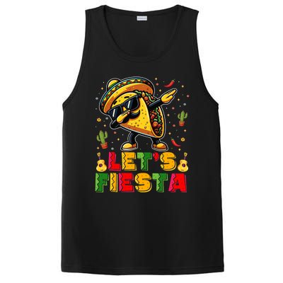 LetS Fiesta Taco Cinco De Mayo Mexican Party PosiCharge Competitor Tank