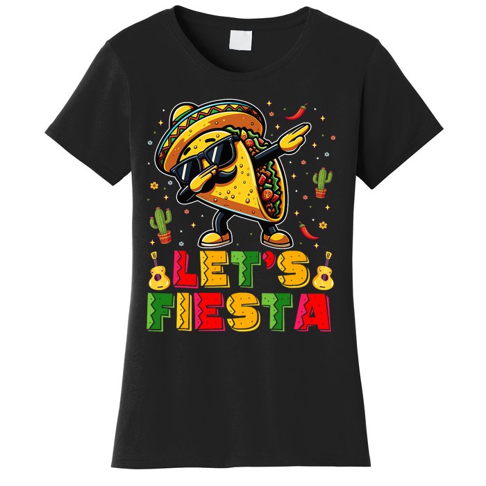 LetS Fiesta Taco Cinco De Mayo Mexican Party Women's T-Shirt