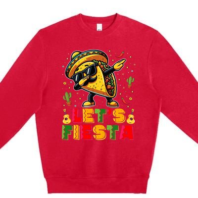 LetS Fiesta Taco Cinco De Mayo Mexican Party Premium Crewneck Sweatshirt