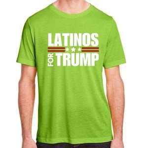 Latinos For Trump 2024 Patriot Conservative Republican Gift Adult ChromaSoft Performance T-Shirt