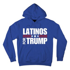 Latinos For Trump 2024 Patriot Conservative Republican Gift Hoodie