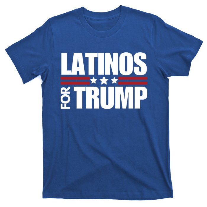 Latinos For Trump 2024 Patriot Conservative Republican Gift T-Shirt