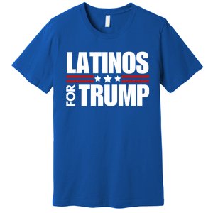 Latinos For Trump 2024 Patriot Conservative Republican Gift Premium T-Shirt