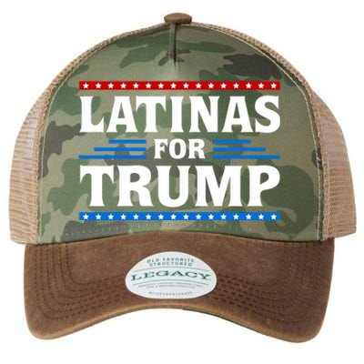 Latinas For Trump 2024 Election Vote Latina Women Republican Legacy Tie Dye Trucker Hat