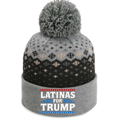 Latinas For Trump 2024 Election Vote Latina Women Republican The Baniff Cuffed Pom Beanie