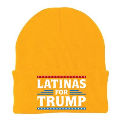 Latinas For Trump 2024 Election Vote Latina Women Republican Knit Cap Winter Beanie