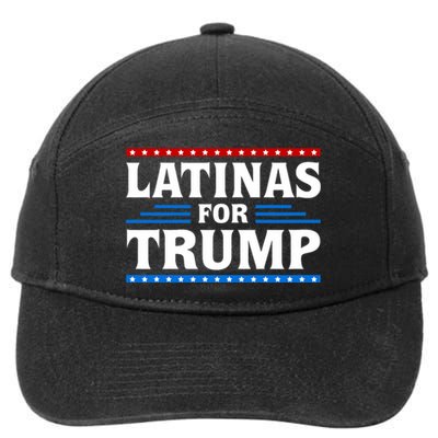 Latinas For Trump 2024 Election Vote Latina Women Republican 7-Panel Snapback Hat