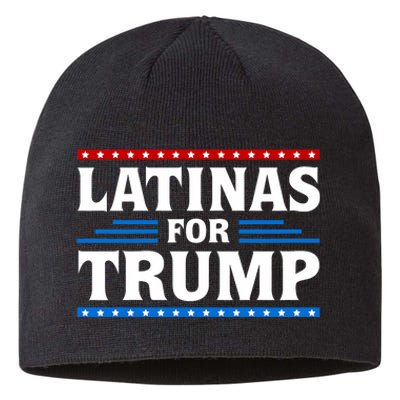 Latinas For Trump 2024 Election Vote Latina Women Republican Sustainable Beanie