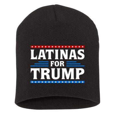 Latinas For Trump 2024 Election Vote Latina Women Republican Short Acrylic Beanie