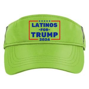 Latinos For Trump 2024 Usa Proud Latino Adult Drive Performance Visor