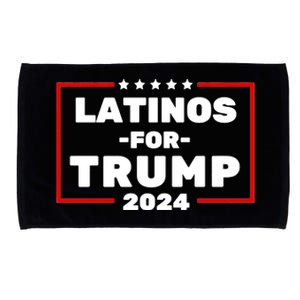 Latinos For Trump 2024 Usa Proud Latino Microfiber Hand Towel